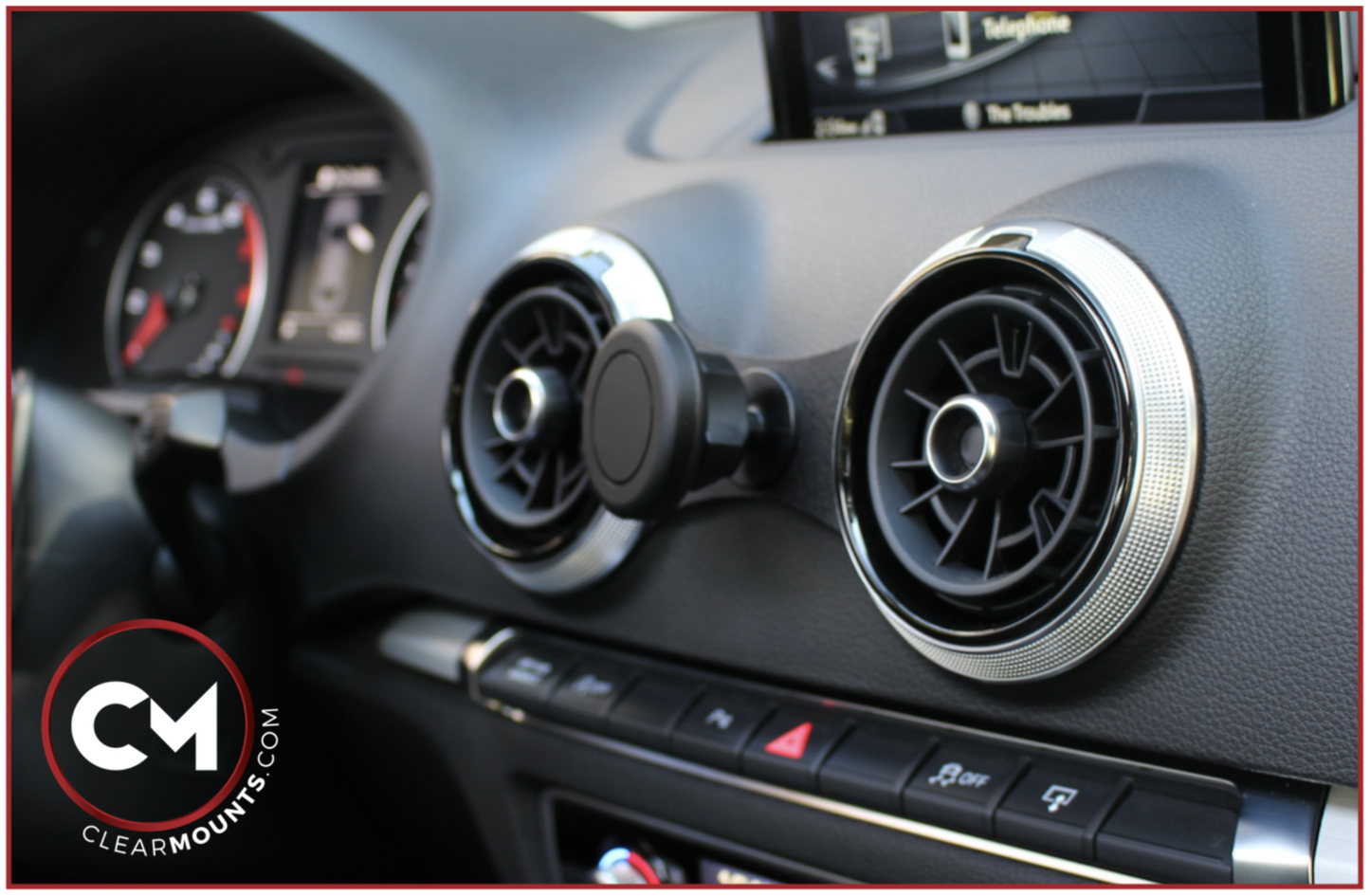 Clearmounts Bracket + Swivel Magnetic & Cradle Holder