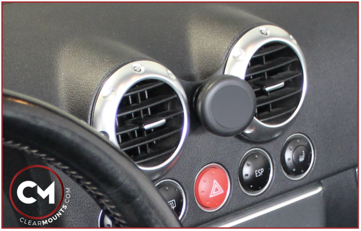 Clearmounts Bracket + Swivel Magnetic & Cradle Holder