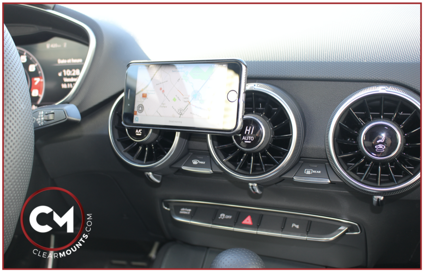 Clearmounts Bracket + Swivel Magnetic & Cradle Holder