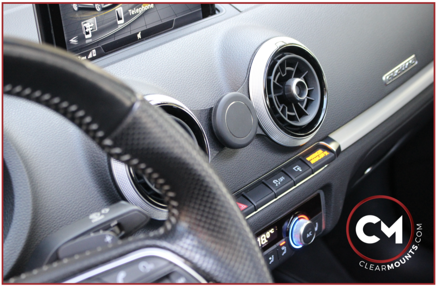 Clearmounts Bracket + Low-Profile Magnetic Holder