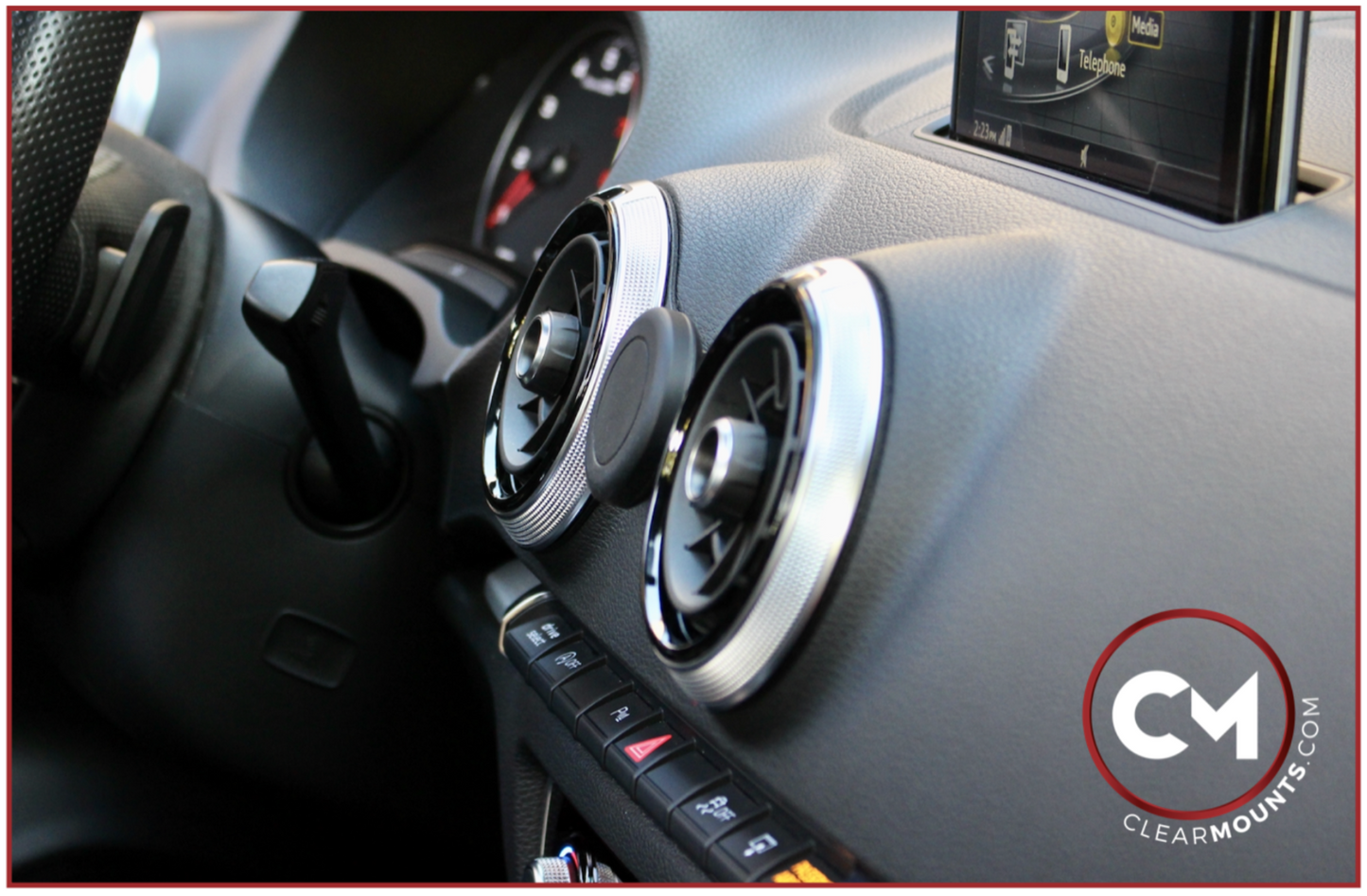 Clearmounts Bracket + Low-Profile Magnetic Holder