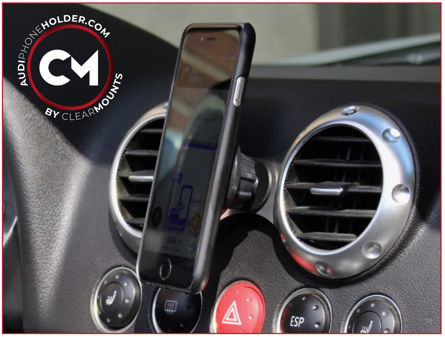 Clearmounts Bracket + Swivel Magnetic & Cradle Holder