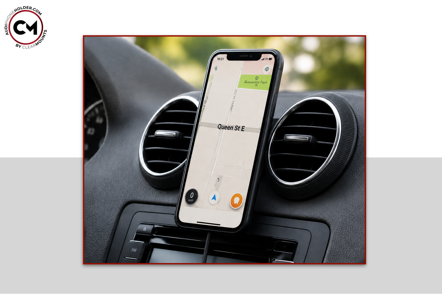 Clearmounts Bracket + Swivel MagSafe Wireless Charging Holder