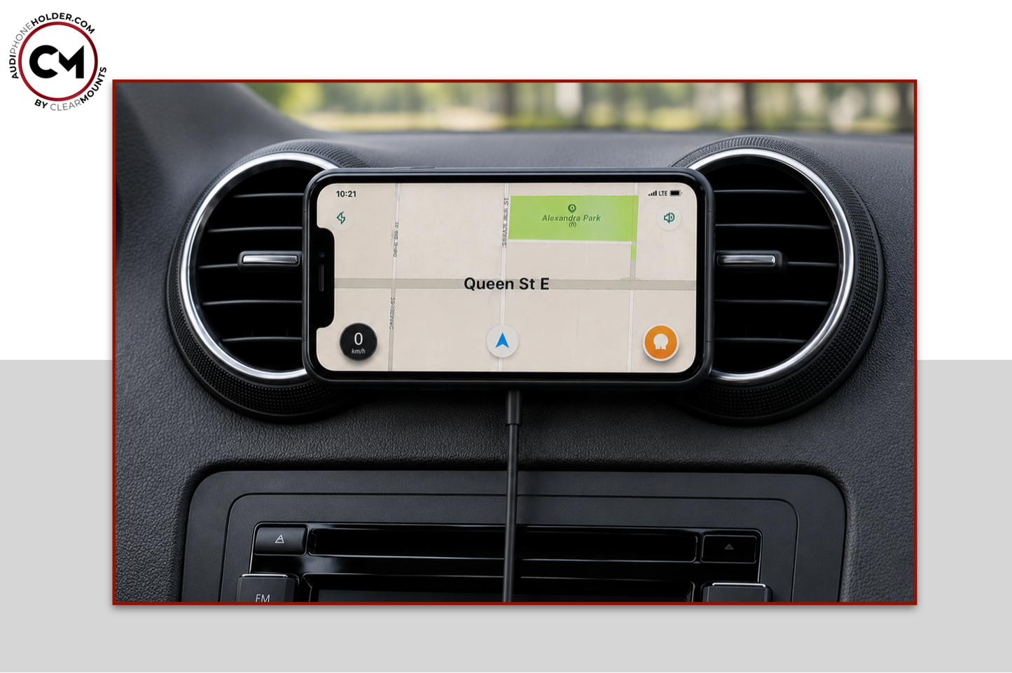 Clearmounts Bracket + Swivel MagSafe Wireless Charging Holder