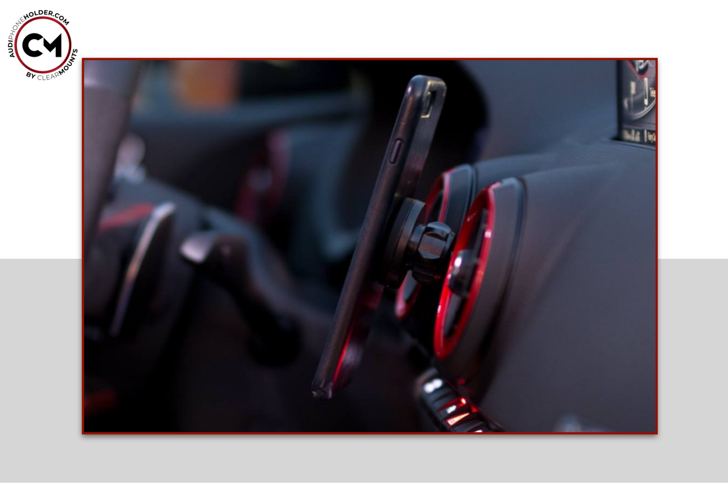 Clearmounts Bracket + Swivel MagSafe Wireless Charging Holder
