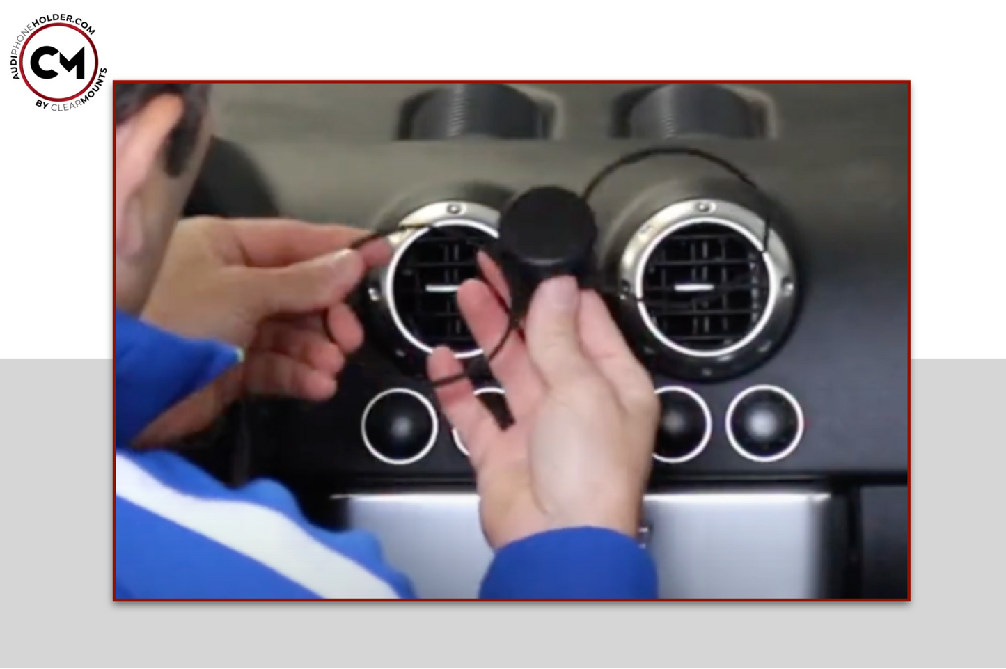 Clearmounts Bracket + Swivel Magnetic Holder (Non-MagSafe Compatible)