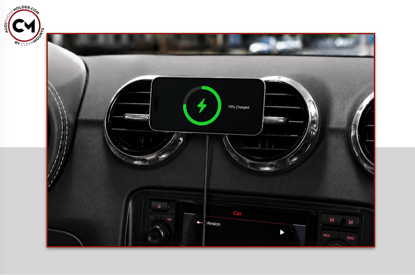 Clearmounts Bracket + Swivel MagSafe Wireless Charging Holder