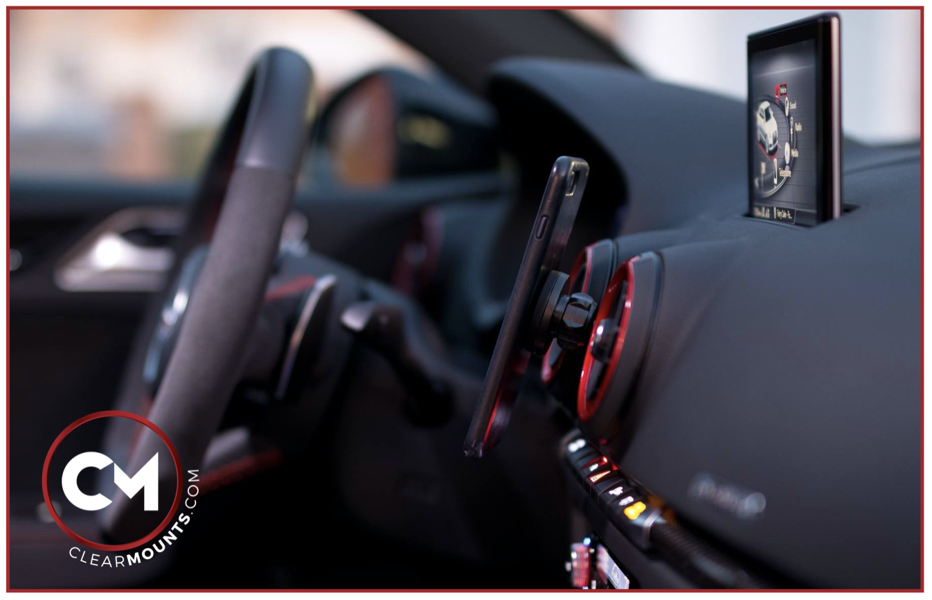 Clearmounts Swivel Magnetic & Cradle Phone Holder - Audi TT MK3